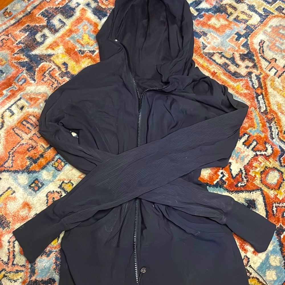Lululemon gently worn track jacket, reversible, size 6